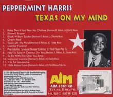 Peppermint Harris: Texas On My Mind, CD