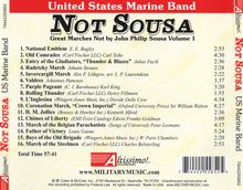 United States Marine Band "The President's Own" - Not Sousa Vol.1, CD
