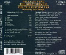 William Byrd (1543-1623): The Great Service, CD