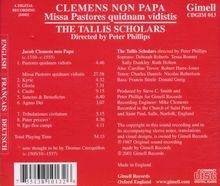 Jacobus Clemens non Papa (1510-1556): Missa Pastores quidnam vidistis, CD