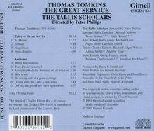 Thomas Tomkins (1572-1656): Geistliche Musik, CD