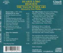 Duarte Lobo (1565-1646): Requiem (Missa pro defunctis), CD