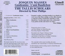 Josquin Desprez (1440-1521): Missa "Gaudemus", CD