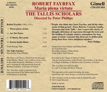 Robert Fayrfax (1464-1521): Geistliche Chormusik "Maria plena virtute", CD