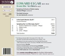 EDWARD ELGAR 1857–1934, from the Archives vol.4, Soma Recordings, ARIADNE 5049. Symphony Orchestras und Dirigenten.