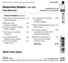 Gioacchino Rossini (1792-1868): Klavierwerke Vol.1, CD