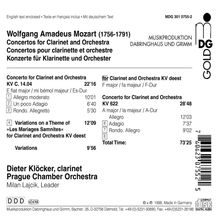 Wolfgang Amadeus Mozart (1756-1791): Klarinettenkonzert in Es KV Anh. C 14.04, CD