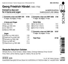 Georg Friedrich Händel (1685-1759): Doppelchörige Orchesterkonzerte Nr.1-3, CD