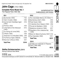 John Cage (1912-1992): Sämtliche Klavierwerke Vol.1, 3 CDs