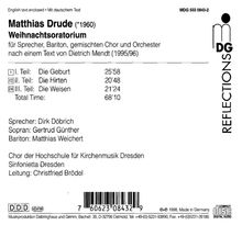 Matthias Drude (geb. 1960): Weihnachtsoratorium, CD