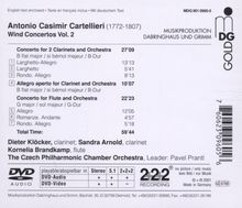 Antonio Casimir Cartellieri (1772-1807): Konzert für 2 Klarinetten &amp; Orchester B-Dur, DVD-Audio