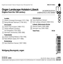 Orgellandschaft Holstein/Lübeck Vol.2, CD