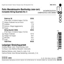 Felix Mendelssohn Bartholdy (1809-1847): Oktett op.20, CD