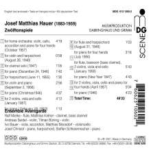 Josef Matthias Hauer (1883-1959): Zwölftonspiele, CD