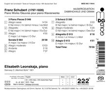Franz Schubert (1797-1828): Klavierwerke, Super Audio CD