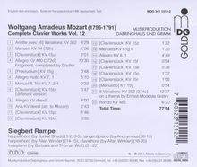Wolfgang Amadeus Mozart (1756-1791): Sämtliche Klavierwerke Vol.12, CD