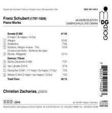 Franz Schubert (1797-1828): Klaviersonate D.959, CD