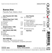 Duo Melange - Buenos Aires, CD