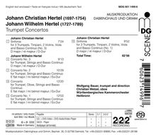 Johann Wilhelm Hertel (1727-1789): Trompetenkonzerte Nr.1-3, Super Audio CD