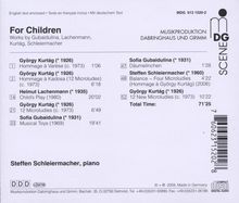 Steffen Schleiermacher - For Children, CD