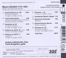 Mauro Giuliani (1781-1829): Werke für Flöte &amp; Gitarre, Super Audio CD