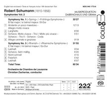 Robert Schumann (1810-1856): Symphonien Nr.1 &amp; 3, Super Audio CD