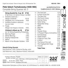 Peter Iljitsch Tschaikowsky (1840-1893): Streichquartette Vol.2, Super Audio CD