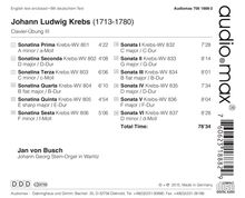 Johann Ludwig Krebs (1713-1780): Clavier-Übung III, CD