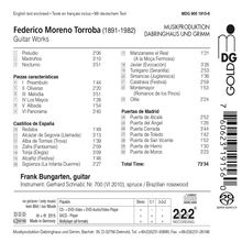 Federico Moreno Torroba (1891-1982): Gitarrenwerke, Super Audio CD