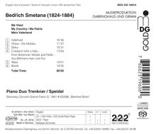 Bedrich Smetana (1824-1884): Mein Vaterland für Klavier 4-händig, Super Audio CD