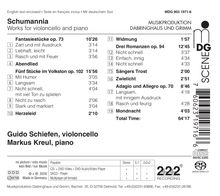 Robert Schumann (1810-1856): Werke für Cello &amp; Klavier "Schumannia", Super Audio CD