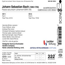 Johann Sebastian Bach (1685-1750): Johannes-Passion BWV 245, 2 Super Audio CDs