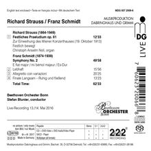 Franz Schmidt (1874-1939): Symphonie Nr.2, Super Audio CD