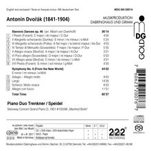 Antonin Dvorak (1841-1904): Symphonie Nr.9 für Klavier 4-händig, Super Audio CD