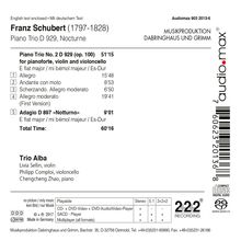 Franz Schubert (1797-1828): Klaviertrio Nr.2 D.929, Super Audio CD