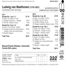 Ludwig van Beethoven (1770-1827): Cellosonaten Nr.1-5, 2 Super Audio CDs