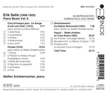 Erik Satie (1866-1925): Klavierwerke Vol.6, CD