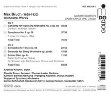 Max Bruch (1838-1920): Orchesterwerke, 2 CDs