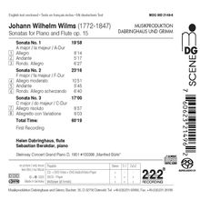Johann Wilhelm Wilms (1772-1847): Kammermusik für Flöte Vol.1, Super Audio CD