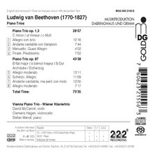 Ludwig van Beethoven (1770-1827): Klaviertrios Nr.3 &amp; 7, Super Audio CD