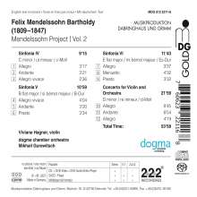 Felix Mendelssohn Bartholdy (1809-1847): Mendelssohn Project Vol.2, Super Audio CD