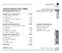 Joseph Haydn (1732-1809): Streichquartette Vol.14, CD