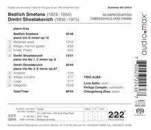 Dmitri Schostakowitsch (1906-1975): Klaviertrios Nr.1 &amp; 2 (opp.8 &amp; 67), Super Audio CD