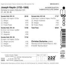 Joseph Haydn (1732-1809): Klaviersonaten H16 Nr.21,39,44,46, Super Audio CD