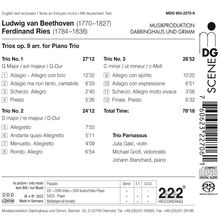 Ludwig van Beethoven (1770-1827): Klaviertrios nach den Streichtrios Nr.3-5  (op.9 Nr.1-3) (arrangiert von Ferdinand Ries), Super Audio CD