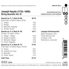 Joseph Haydn (1732-1809): Streichquartette Vol.16, CD