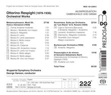 Ottorino Respighi (1879-1936): Orchesterwerke, Super Audio CD