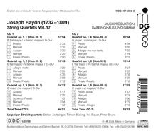 Joseph Haydn (1732-1809): Streichquartette Vol.17, 2 CDs