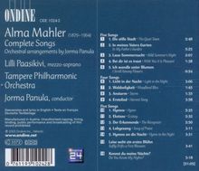 Alma Mahler-Werfel (1879-1964): Orchesterlieder, CD