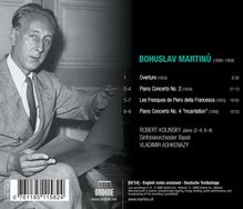 Bohuslav Martinu (1890-1959): Klavierkonzerte Nr.2 &amp; 4, CD